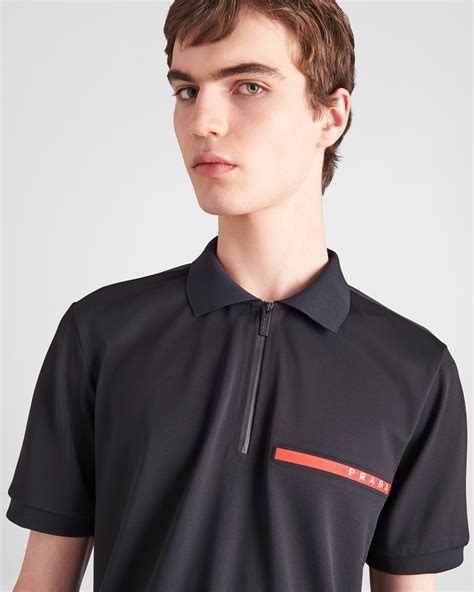 prada polo t-shirts|Prada polo shirt sale.